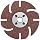 Jooltool 3M Coolview Deign Abrasive Disc with Square Nut, 4.5" Diameter, Grit 36