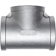 Stainless Steel 316 Cast Pipe Fitting, Tee, MSS SP-114, NPT Female