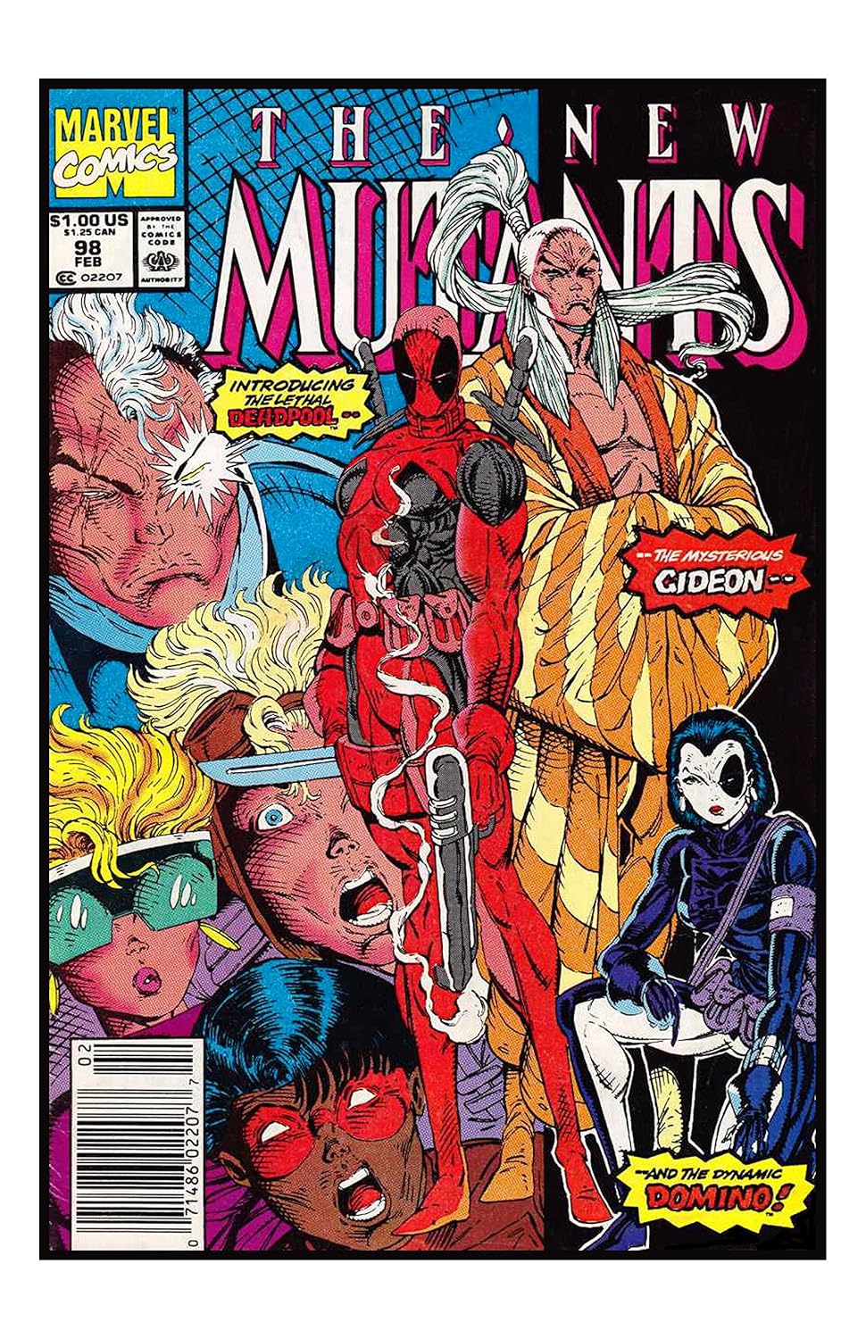 Marvel Comics Stan Lee The New Mutants #98 Dead Pool 1st Appearance Unsigned 11x17 Comic Cover Photograph 
Marvel Comics Stan Lee The New Mutants #98 Dead Pool 1st Appearance Unsigned 11x17 Comic Cover Photograph