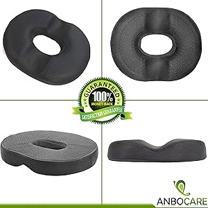 Anbocare Donut Pillow Seat Cushion Cooling Gel Memory Foam