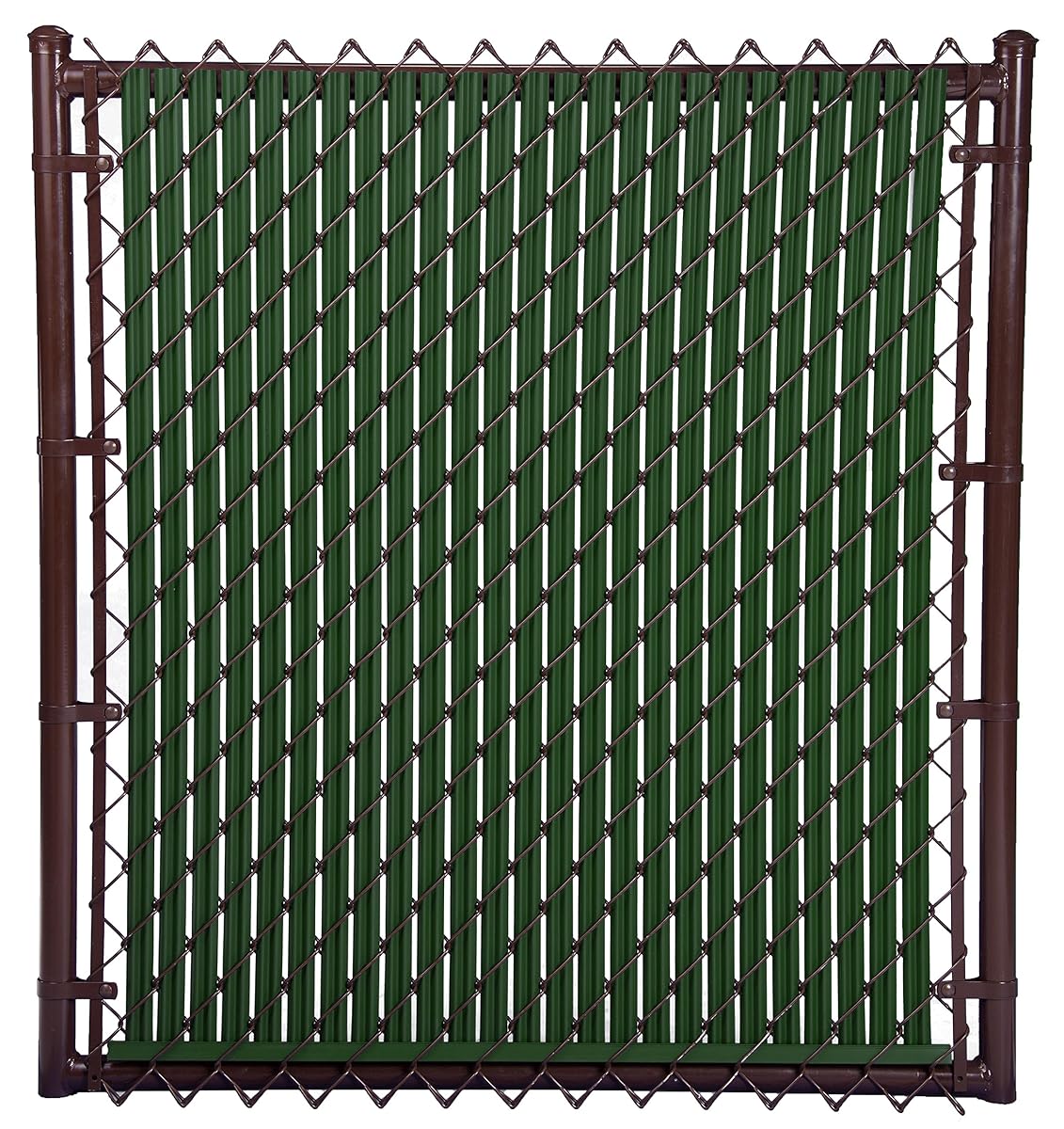 4ft Green Ridged Slats for Chain Link Fence
