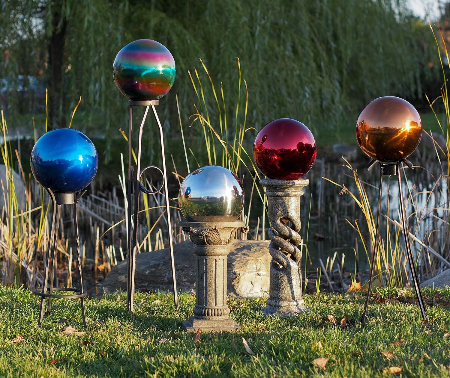 Echo Valley 8102 10Inch Silver Gazing Globe , New, Free Shipping eBay