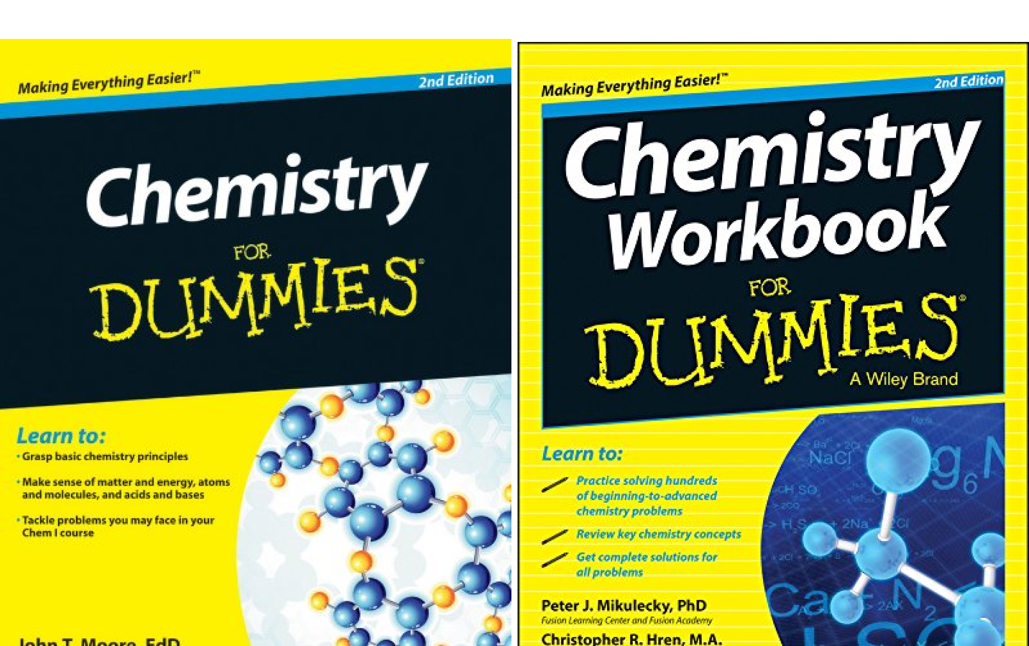 Chemistry For Dummies, Science Bundle (2 Book Series)