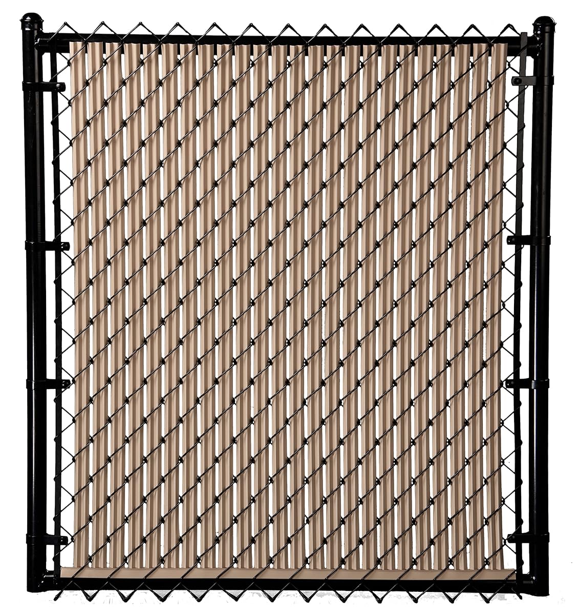 6ft Beige Ridged Slats™ for Chain Link Fence