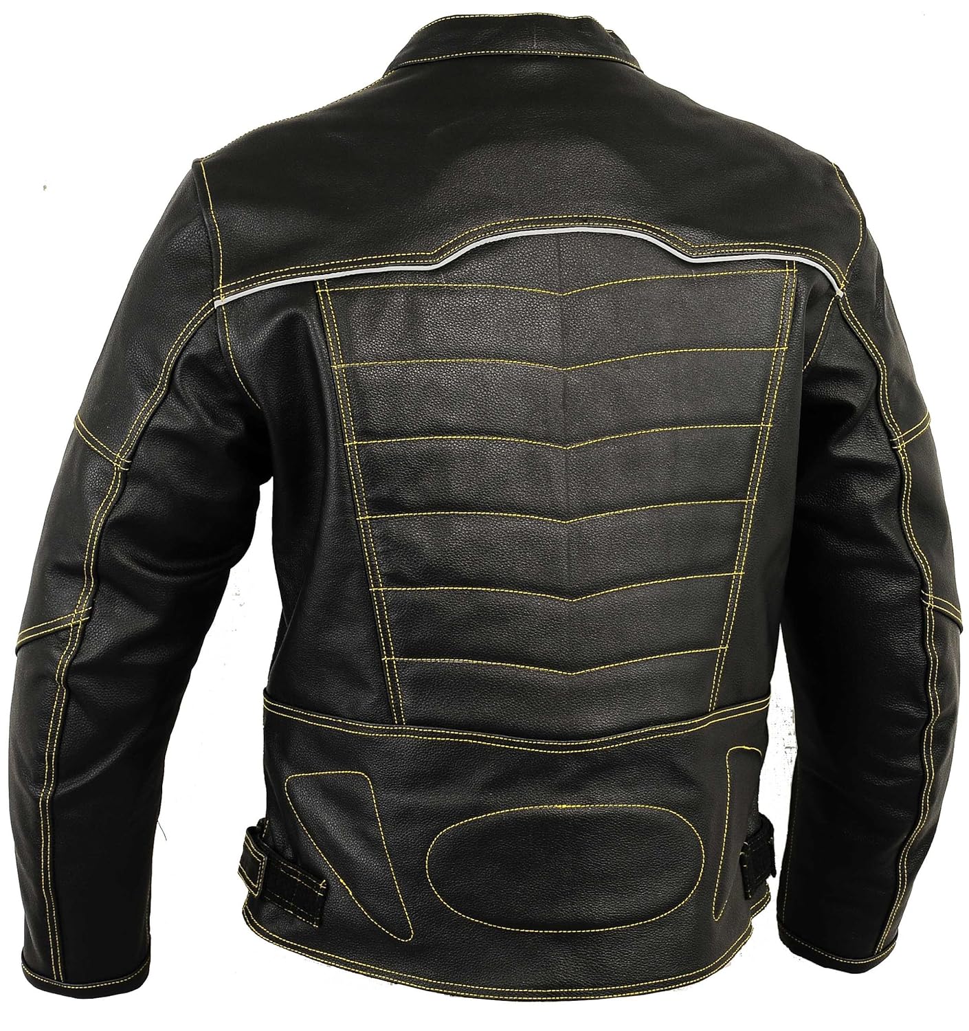Skeleton Leather Motorbike Motorcycle Jacket Racing Protective Biker