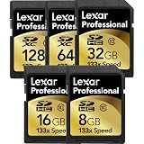 TARJETAS SDHC y SDXC LEXAR PROFESSIONAL 133X
