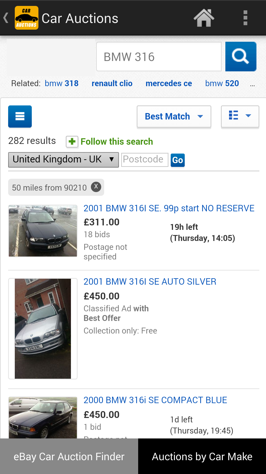Car Auction Finder (Buy Motors) Appstore for Android