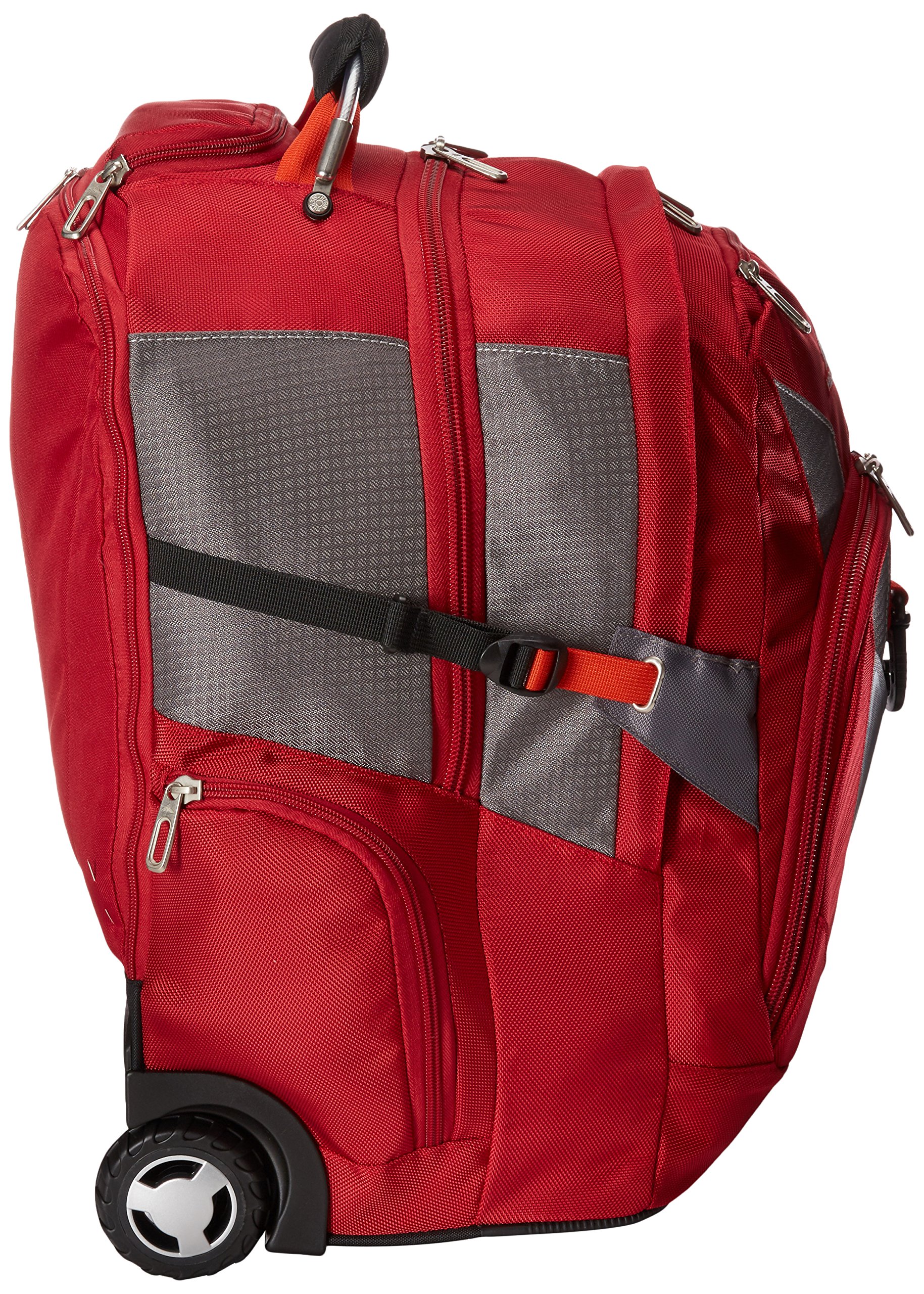 High Sierra XBT Wheeled Backpack, Carmine/Red Line/Black eBay