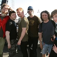The New Pornographers - Backstage At The Coachella Music Festival - Day 2