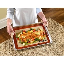 Silpat Non-Stick Silicone Commercial Size Baking Mat, 16.5-Inch by 24.5-Inch