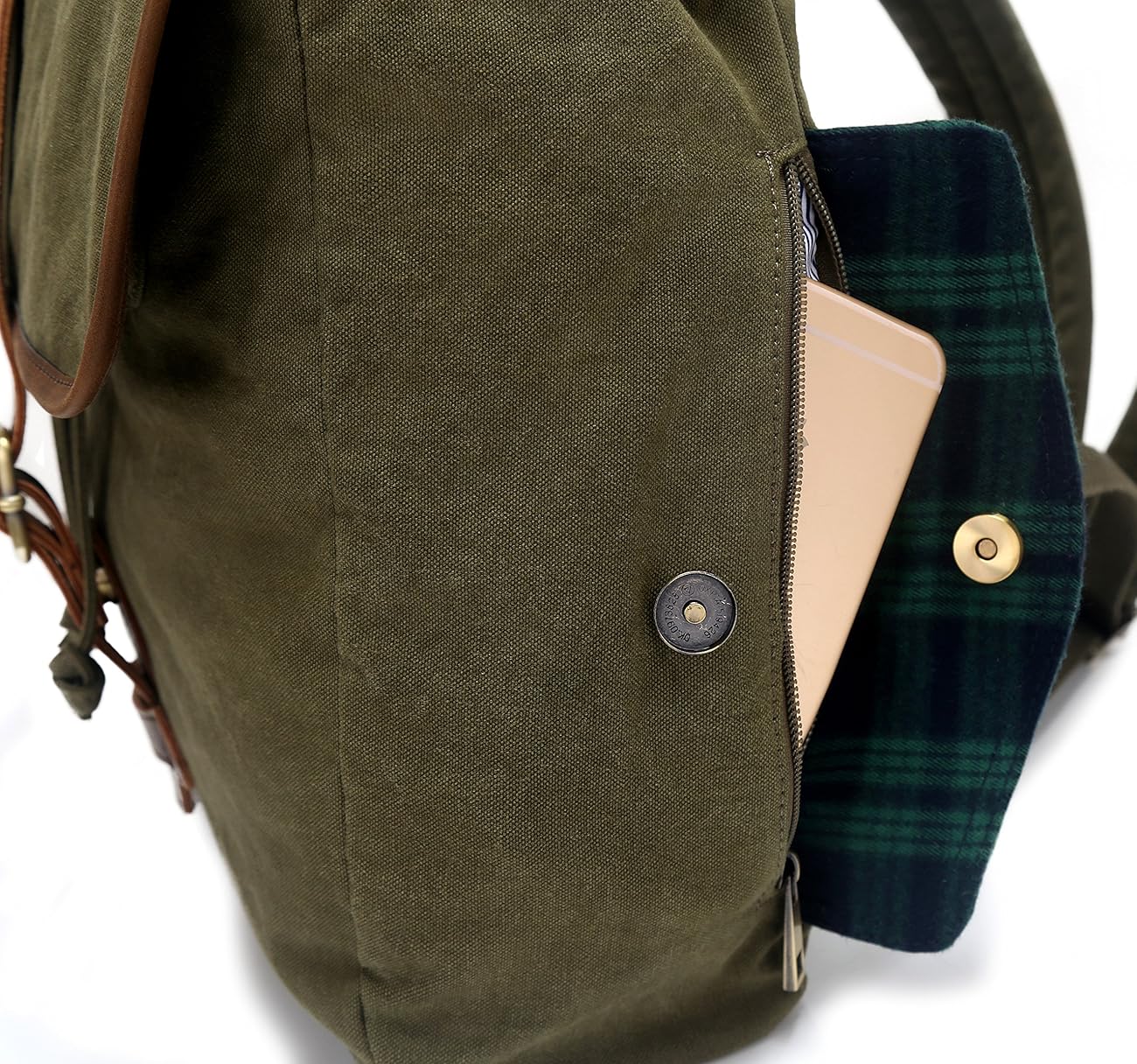 EverVanz Vintage Canvas School Hiking Casual Backpack Outdoor Backpack