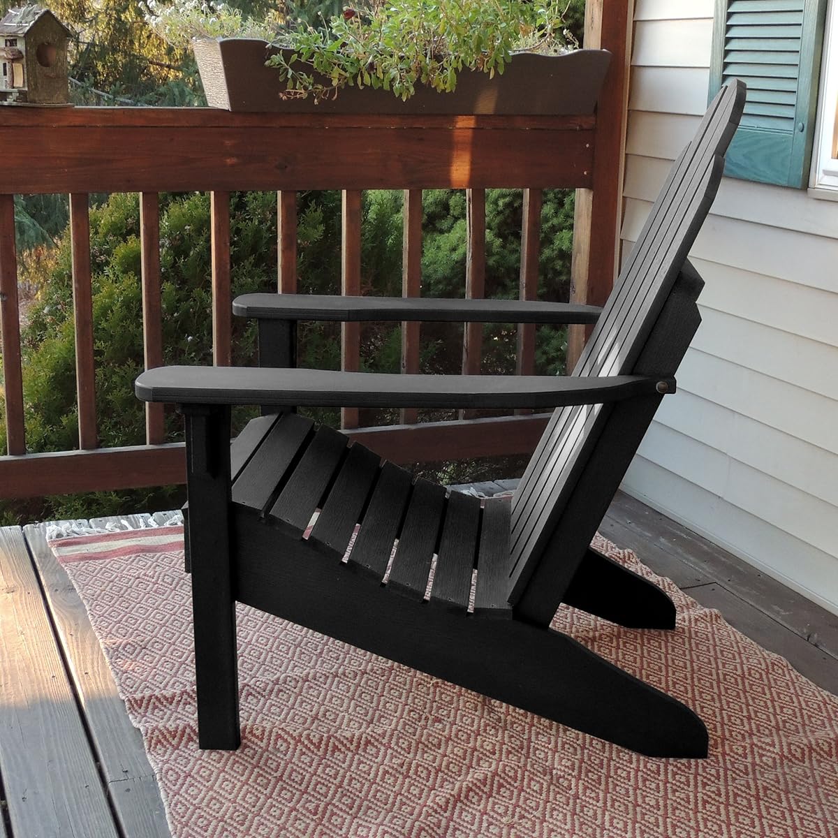 Highwood Classic Westport Adirondack Chair, Black