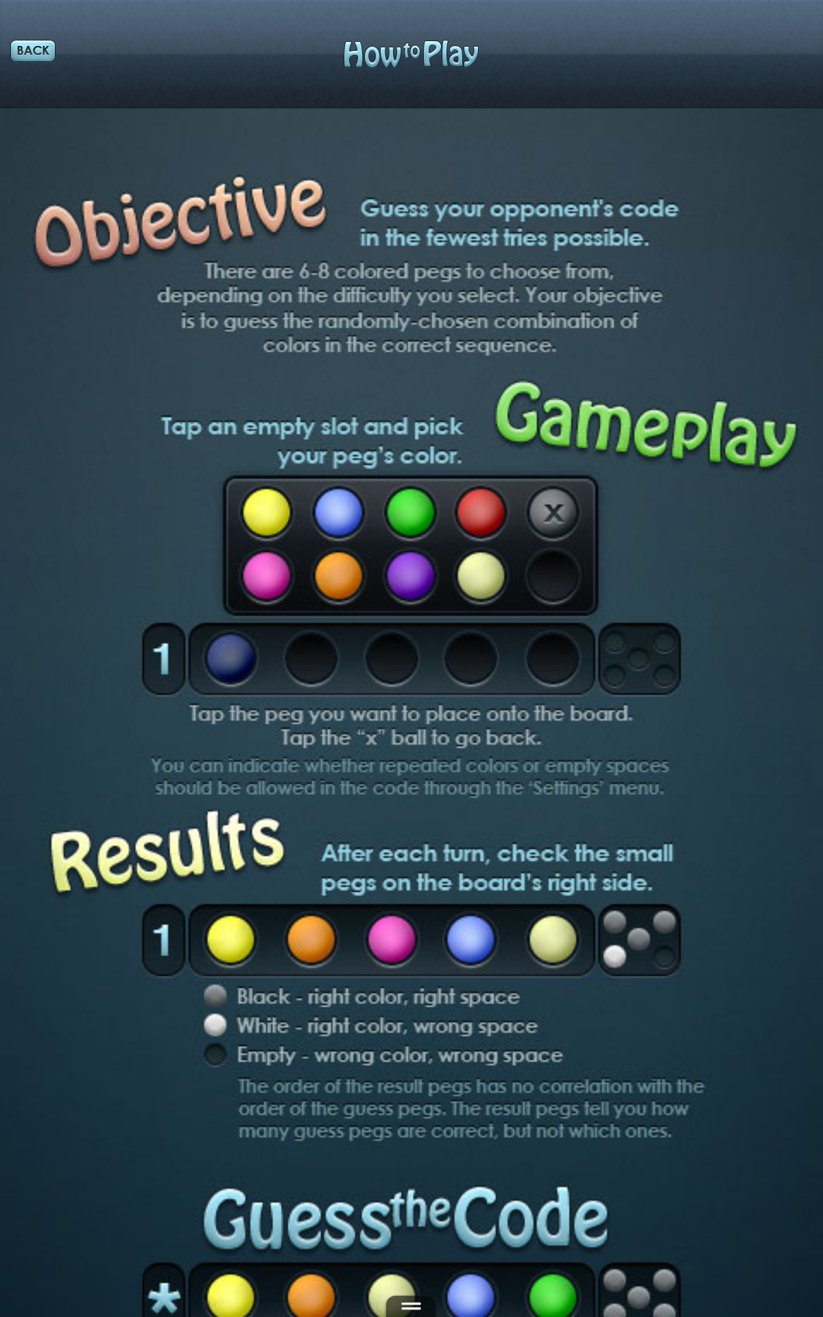 Guess the Code Free Appstore for Android