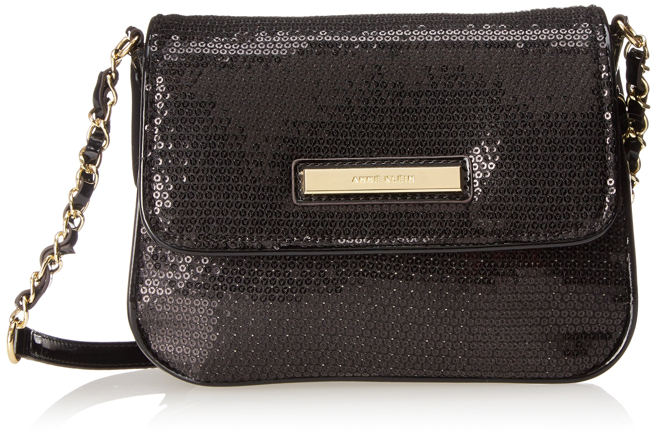 NEW Anne Klein Pretty In Pink Women's Crossbody Cross Body Bag Black