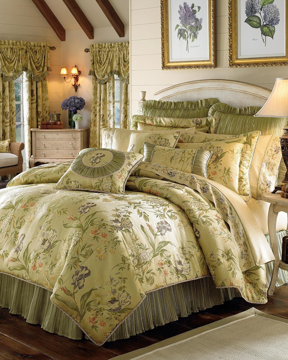 Croscill Iris Jacquard 4-Piece Comforter Set Buy from Amazon.com