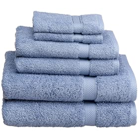 Pike Street 100% Egyptian Cotton 725-Gram 6-Piece Towel Set