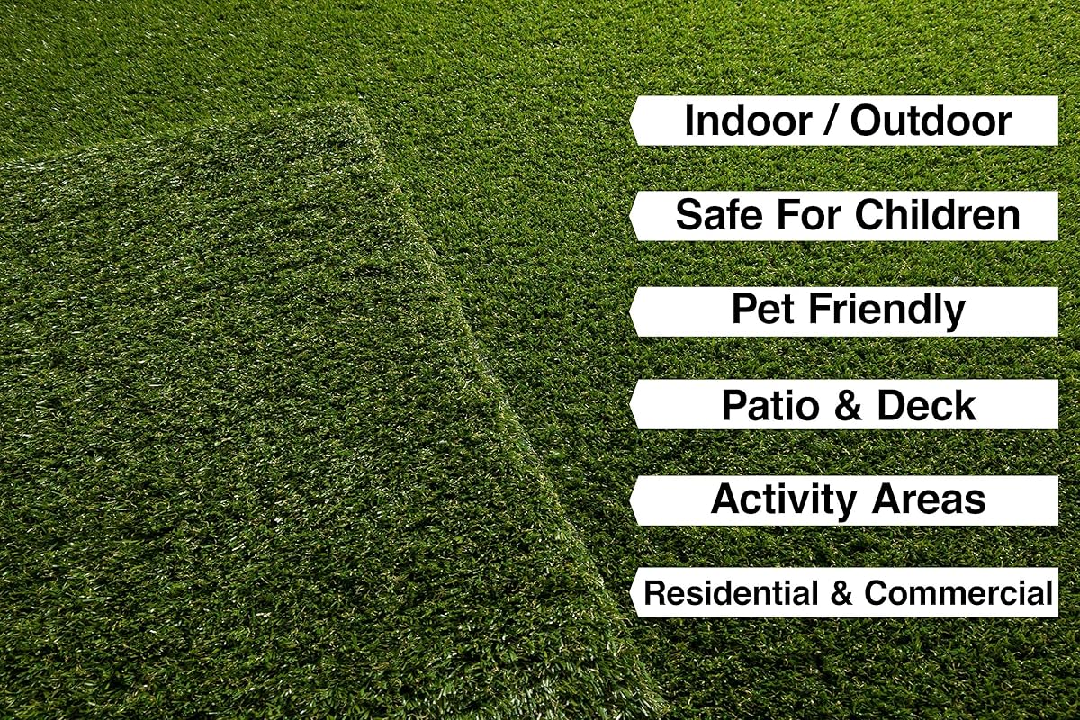 Super Lawn Artificial Grass Rug Indoor / Outdoor Carpet Synthetic Turf