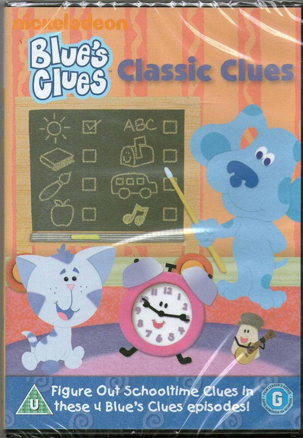 BLUE'S CLUES CLASSIC CLUES DVD NEW CHILDRENS EDUCATIONAL READING COLOUR