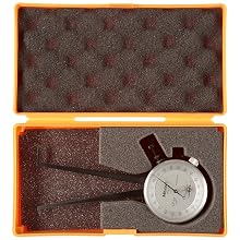 Mitutoyo 209-113 Dial Calipers, Inch, White Face, for Inside Measurements, 1.2"-2.2" Range, +/-0.002" Accuracy, 0.001" Resolution, 3.15" Jaw Depth