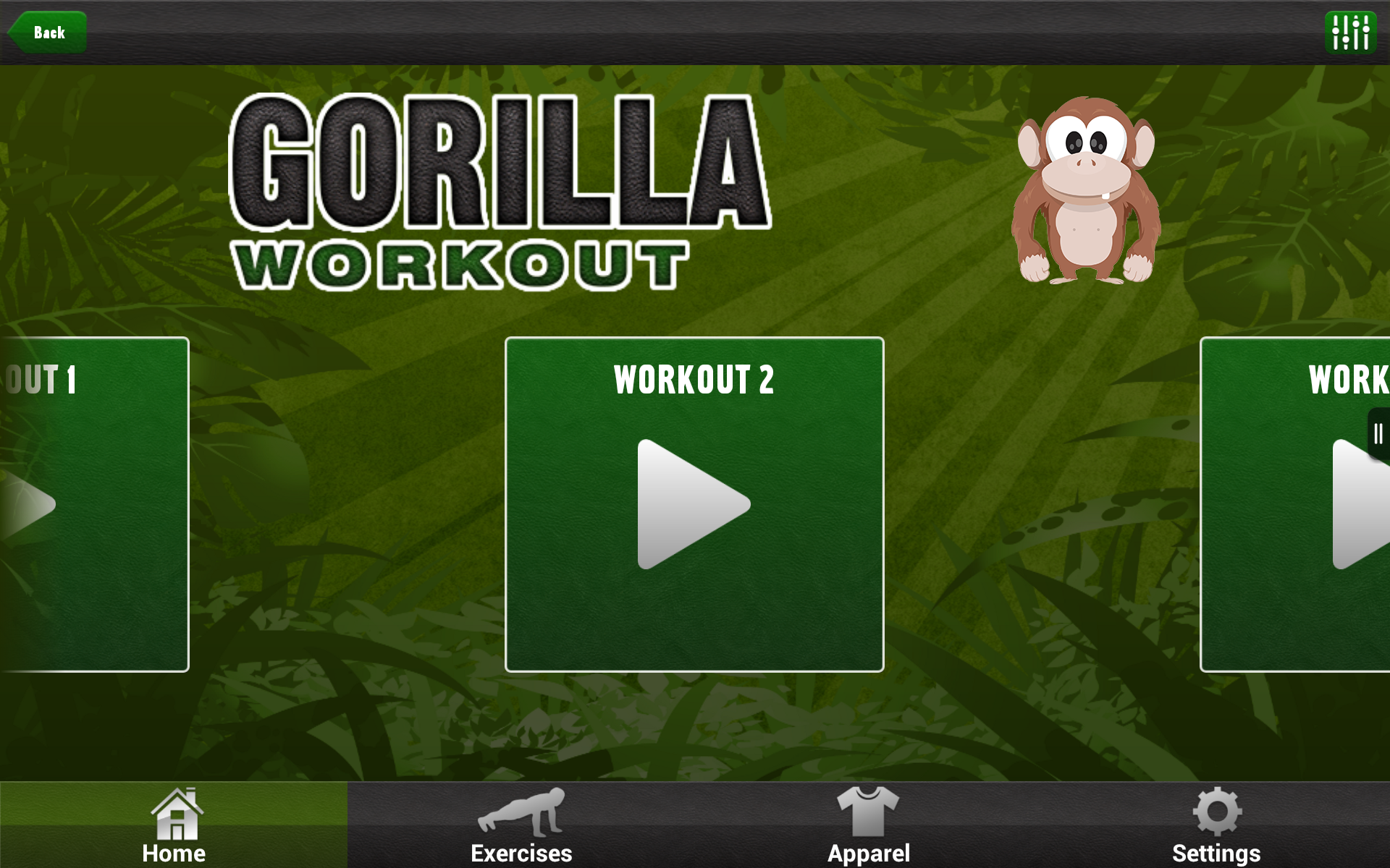 Gorilla Workout Fitness Aerobic Strength and Exercise