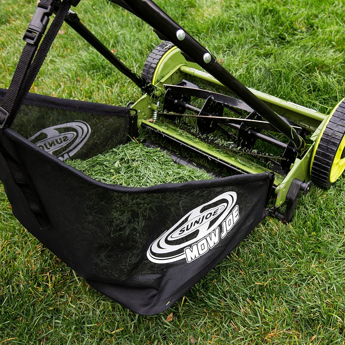 Sun Joe MJ500M Mow Joe 16Inch Manual Reel Mower with Catcher