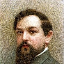 Claude Debussy - Colour illustration. Music/ Composers. Claude Debussy, French composer. (1862-1918).
