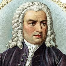 Johann Sebastian Bach - Colour illustration. Composers. Johann Sebastian Bach,(1685-1750). German composer