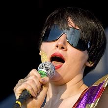 Karen O - Sonic Youth and Yeah Yeah Yeahs In Concert At McCarren Pool Park