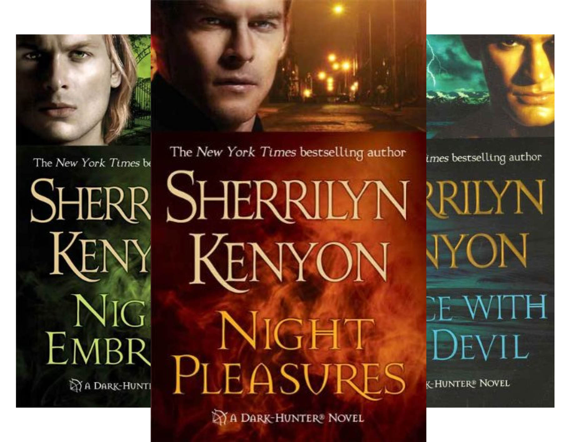 The Sherrilyn Kenyon Dark-Hunter Boxed Set, No. 1: Night Embrace / Dance with the Devil / Night Pleasures (3 Book Series)