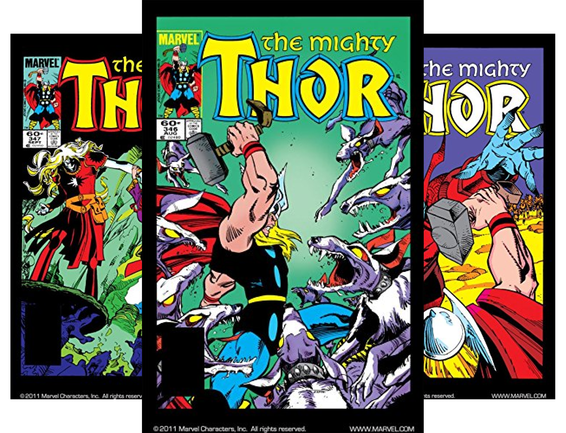 Thor by Walter Simonson Volume 2 #346-355 (10 Book Series)