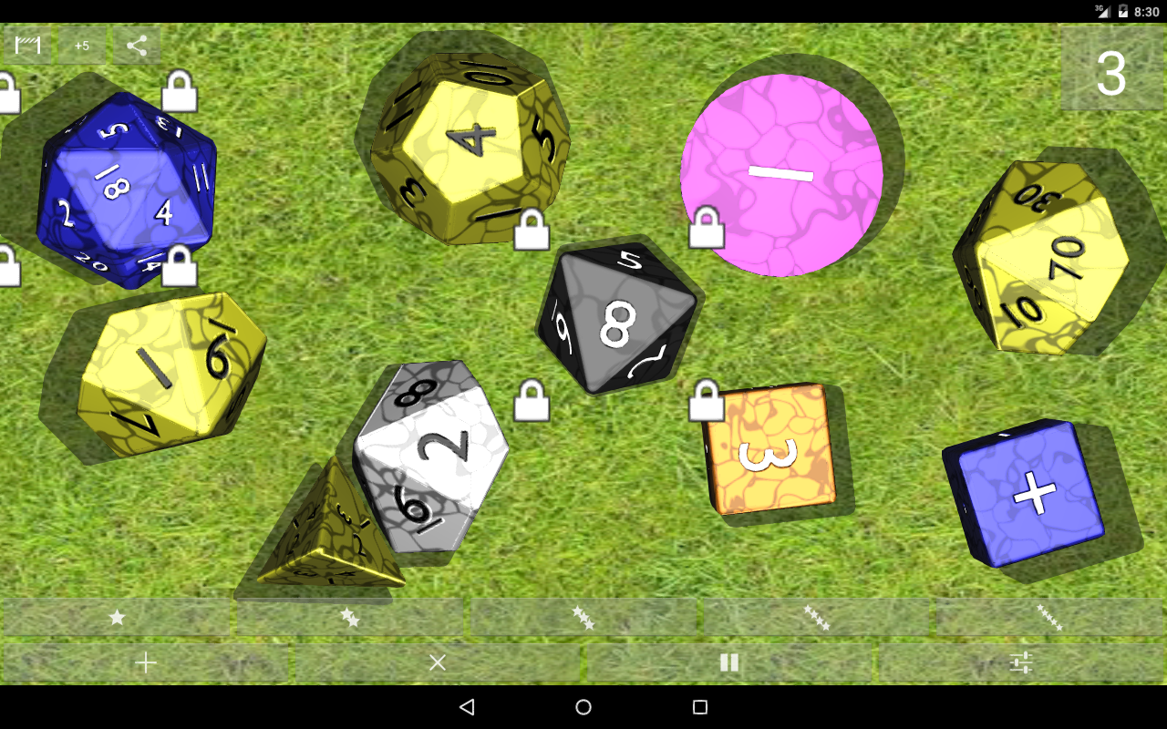 DnDice 3D RPG Dice Roller Appstore for Android