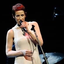 Stacey Kent - US singer Stacey Kent performs during th