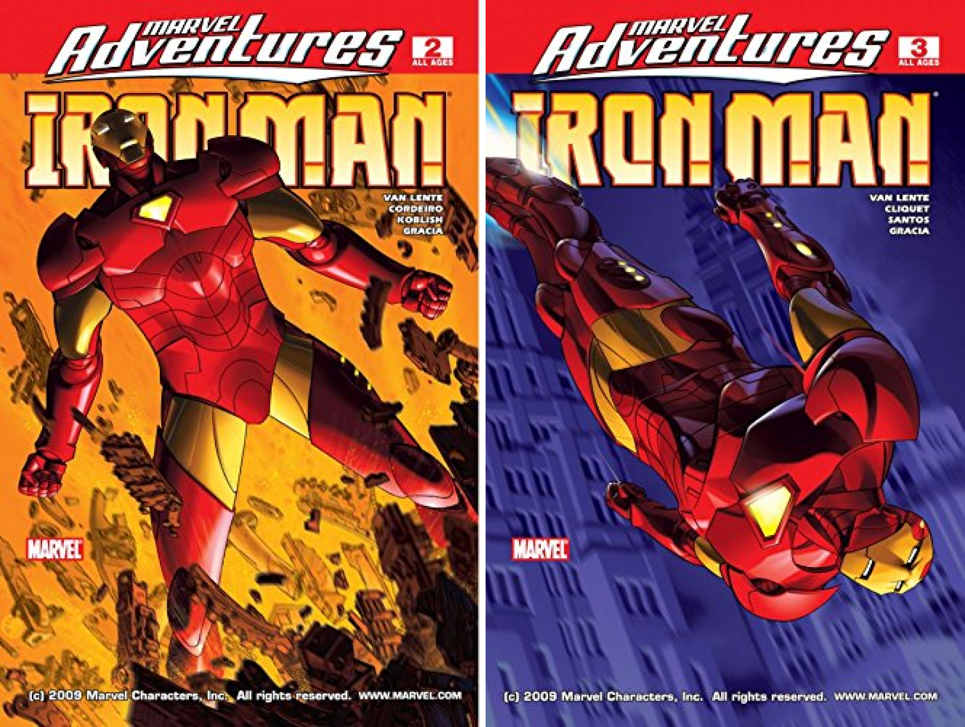 Marvel Universe Iron Man- 2 and 3 (2 Book Series)
