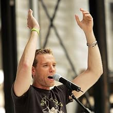 Adam Pascal - Cast Members From "Rent" Perform At Broadway For Life