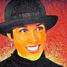 Michelle Shocked - portrait of Michelle Shocked, by artist David Willardson