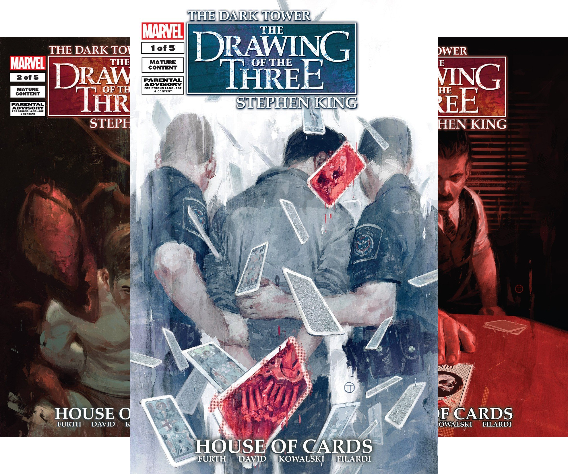 Dark Tower: The Drawing Of The Three - House Of Cards #1-5 (4 Book Series)