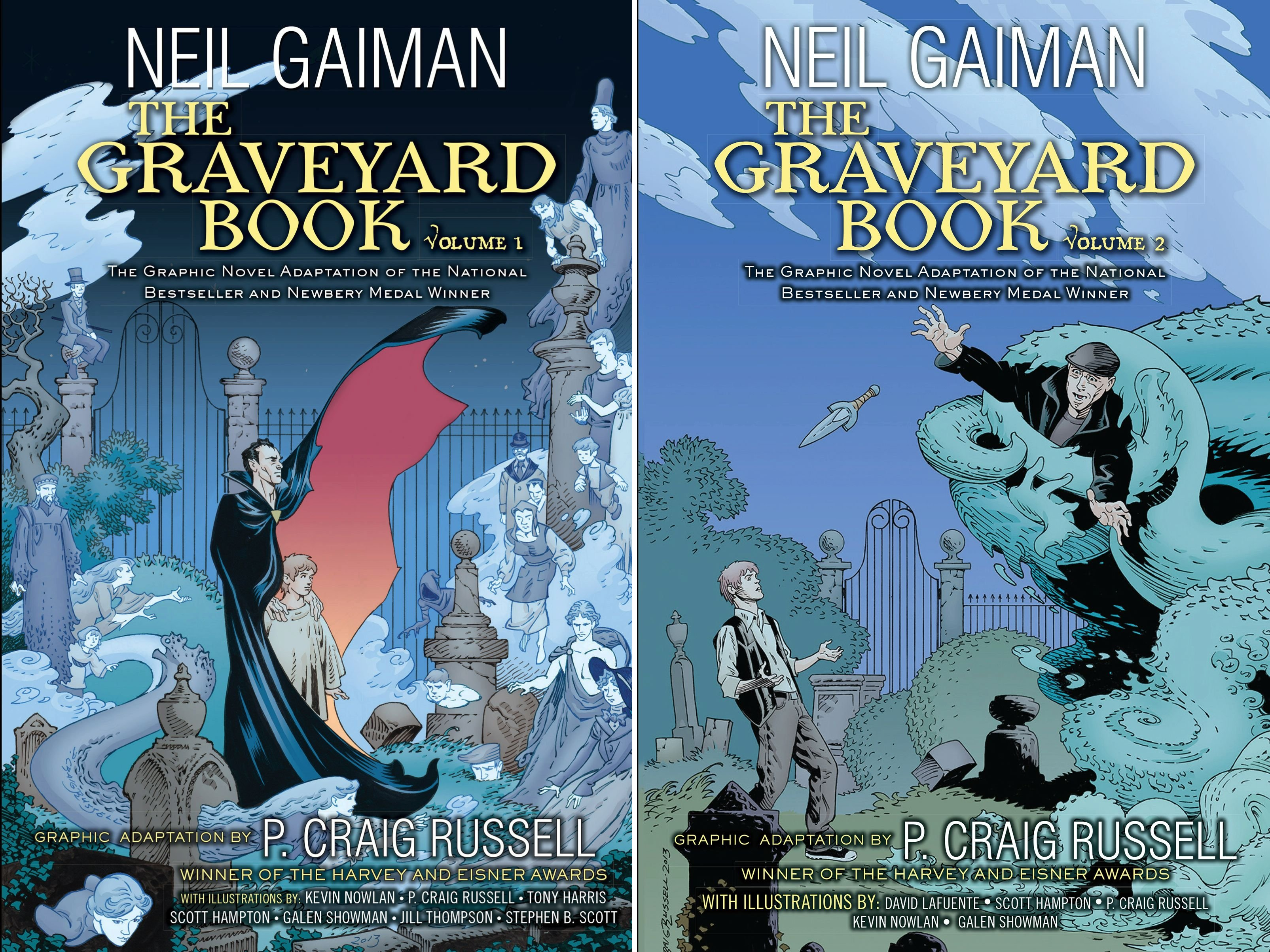 The Graveyard Book Graphic Novel (2 Book Series)