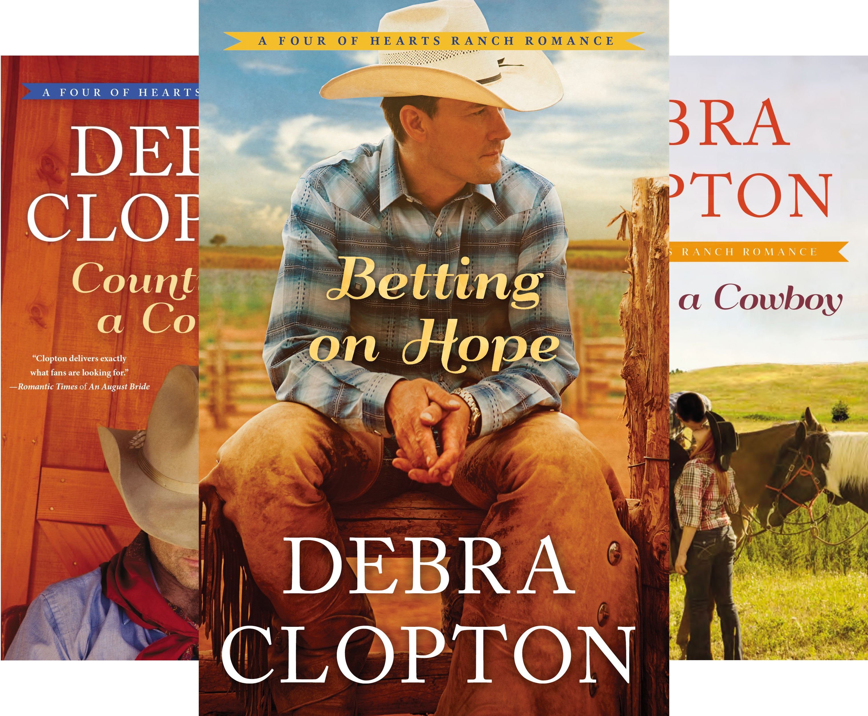 A Four of Hearts Ranch Romance (3 Book Series)