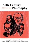 Beck, Lewis W.: Eighteenth Century Philosophy Beck, Lewis W.: Eighteenth Century Philosophy