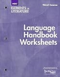 Not Available: Elements of Literature Language Handbook Worksheet Not Available: Elements of Literature Language Handbook Worksheet