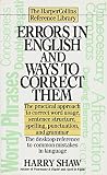 Shaw, Harry: Errors in English and Ways to Correct Them Shaw, Harry: Errors in English and Ways to Correct Them