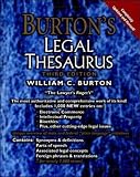 Burton, William C.: Burton's Legal Thesaurus Burton, William C.: Burton's Legal Thesaurus