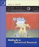 Cozby, Paul C.: Methods in Behavioral Research Cozby, Paul C.: Methods in Behavioral Research