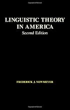 Linguistic Theory in America (2nd Edition)&hellip;