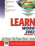 Learn Word 2002 (0130478253) by Preston, John Preston, John: Learn Word 2002