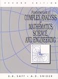 Saff, E.B.: Fundamentals of Complex Analysis for Mathematics, Science, and Engineering