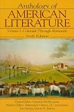 Marx, Leo: Anthology of American Literature: Colonial Through Romantic Marx, Leo: Anthology of American Literature: Colonial Through Romantic