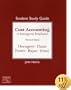 Cost Accounting: Student Practice and Solutions Guide
