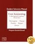 Student Solutions Manual for Cost Accounting