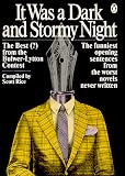 Bulwer-Lytton Contest: It Was a Dark and Stormy Night